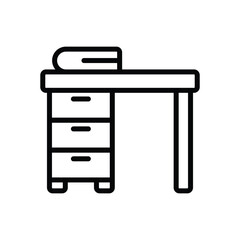 Desk Vector icon