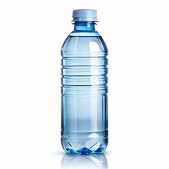Water bottle isolated on transparent background  
