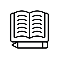 Literature Vector icon
