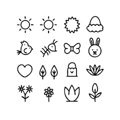 Easter & Spring Icons
