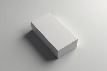 Sleek smartphone box mockup on minimalist surface