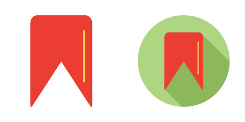 Unique Bookmark Vector Icon