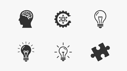 Modern Black UI Icons for Finance & Digital Marketing – Payment, Cryptocurrency, Social Media, and E-Commerce Symbols