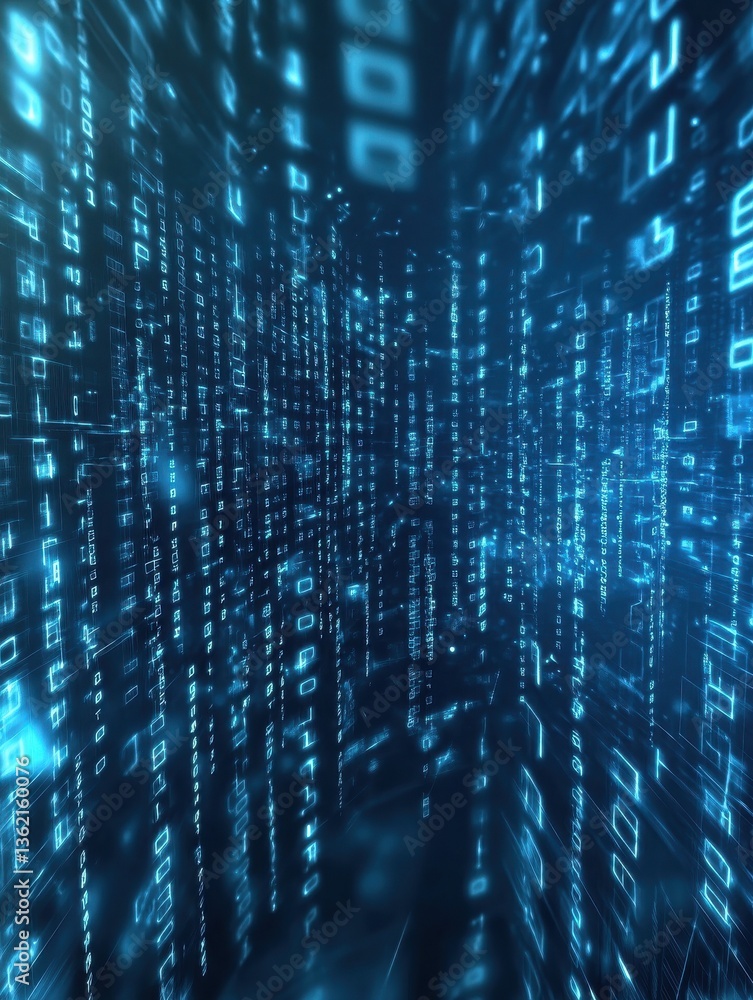 Aufkleber digital background reflecting network abilities technological processes digital storage science, edu