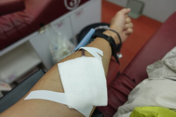 Blood donation.
