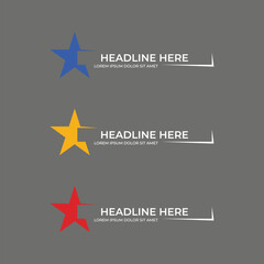 latest news headlines with modern design