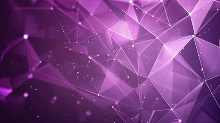 Fototapeta premium Stunning Purple Cool Technology Geometric Background: A Modern and Captivating Vision. Admire the Creativity and Innovation