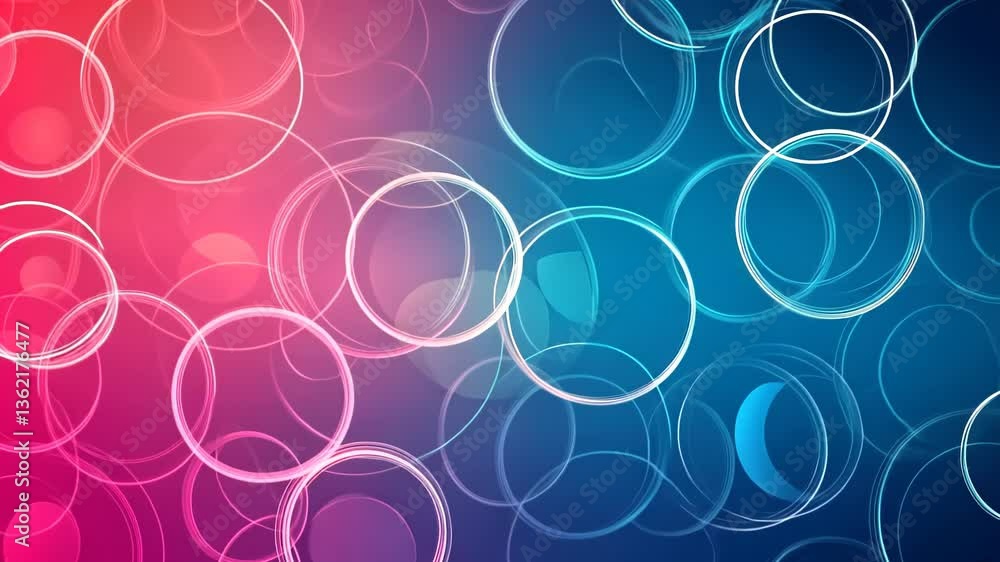 Poster colorful circles create a vibrant backdrop for a modern design or artistic expression