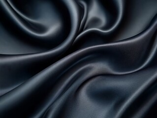 Obraz premium Dark Silk Drape Texture Closeup