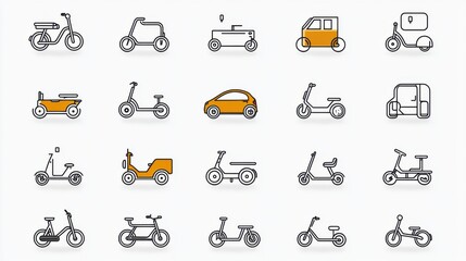 Diverse Collection of Efficient and Eco Friendly Personal Mobility Vehicles for Urban and Recreational Lifestyles Showcasing the Latest Innovations in Sustainable Transportation Options