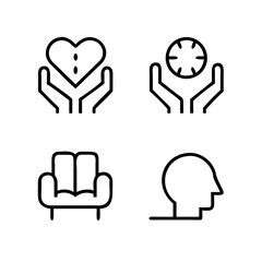 Mental Health Icons Vector
