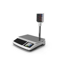 Electronic scale price display