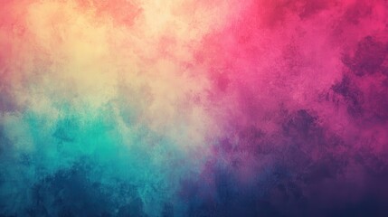 Abstract blurred grainy gradient background texture. Colorful digital grain dust soft noise effect pattern. Lo-fi multicolor vintage retro fluid colors. Nostalgia, vintage, 80s.