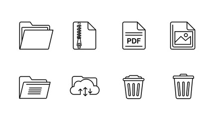 Collection of Simple File Icons
