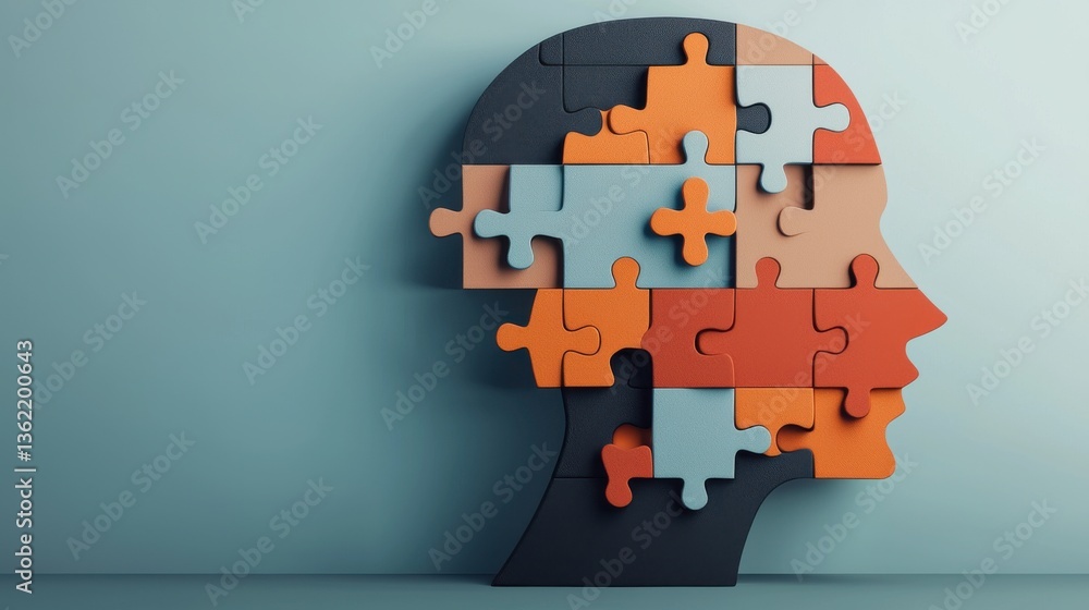 Poster unraveling the mysteries of the puzzled mind unlocking cognitive potential through creative thinking