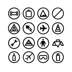 Outdoor Adventure Icons