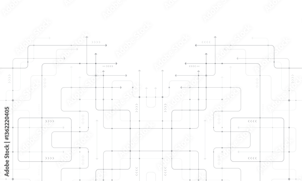 Poster digital technology background. concept with technology line. circuit board background technology