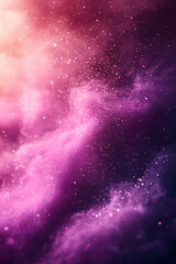 Colorful cloudscape, pink, purple hues Sparkles