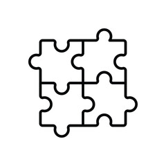 Puzzle Vector icon