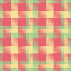 Smoky Lichen Seamless Tartan with Rich Salmon Pink accents Textile Design