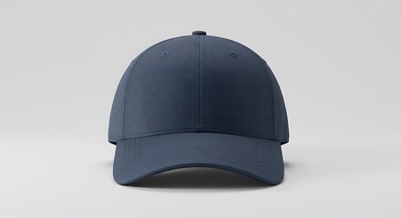 Navy Blue Baseball Cap Mockup:  A Clean and Simple Design for Branding and Merchandise.