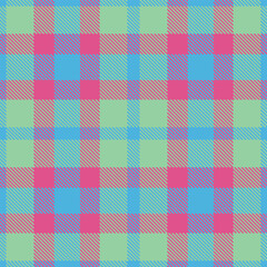 Light Lightblue and Dusty Hospital Green Seamless Tartan Textile Design