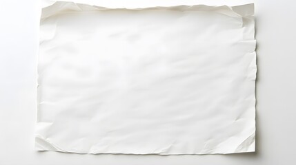 Obraz premium Crumpled White Paper Texture Background Design
