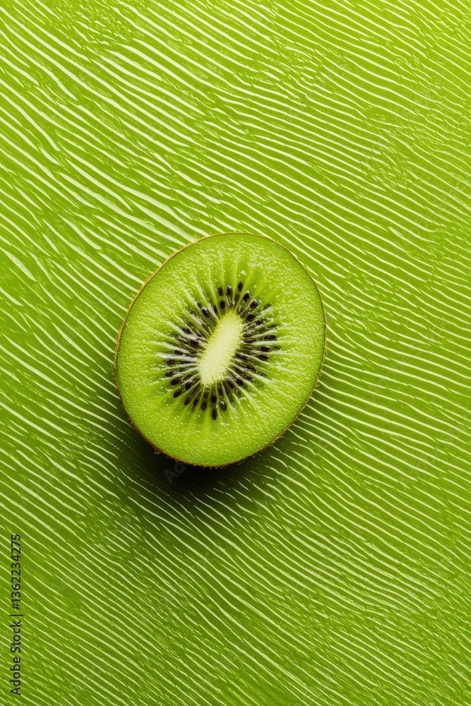 Poster kiwi texture resembling biometric security patterns