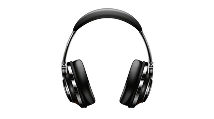 Fototapeta premium The Sound of Elegance: Capturing the sleek design and pristine presentation of headphones that showcase technology and comfort. A close-up perspective.