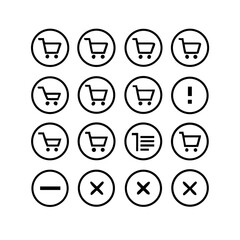 Shopping Cart UI Icons