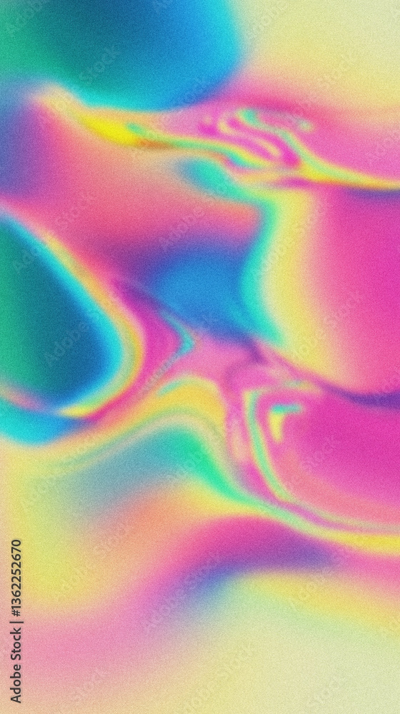 Poster grainy gradient creating a colorful and vibrant abstract background