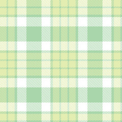 Dusty Light Grey Green and Pale Light Khaki Seamless Tartan Textile Design