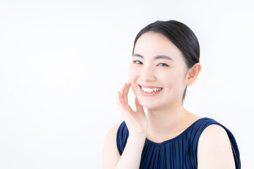 若い女性のビューティ