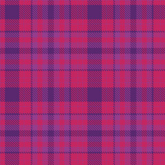Modern Pale Light Eggplant Seamless Tartan Textile Design
