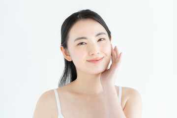 若い女性のビューティ