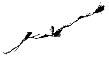 Cracks isolated transparent background png