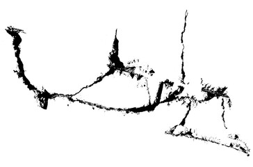 Obraz premium Cracks isolated transparent background png