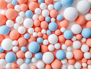 Abstract Pastel Sphere Background.