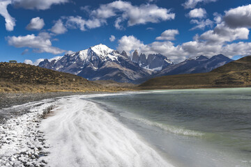 Torres del Paine, Patagonia, Chile, Paisajes, Monta&ntilde;a, Nieve, Glaciar, Inmensidad, Cielo, Tierra