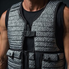 A military-grade cooling vest designed to reduce body heat in extreme climates.


