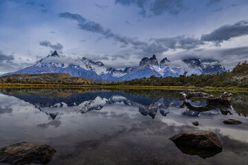 Torres del Paine, Patagonia, Chile, Paisajes, Monta&ntilde;a, Nieve, Glaciar, Inmensidad, Cielo, Tierra