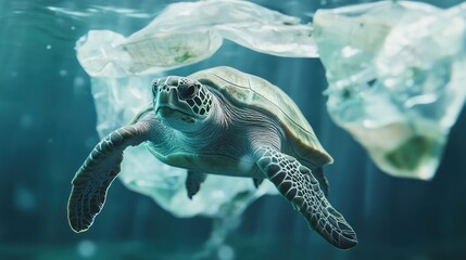 Plastic pollution in ocean environmental problem