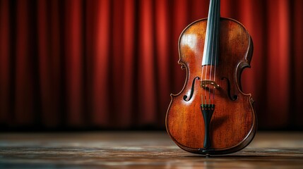 Elegant Cello on Stage