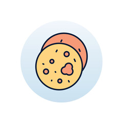Chapati Vector icon
