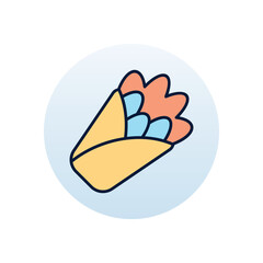 Shawarma Vector icon
