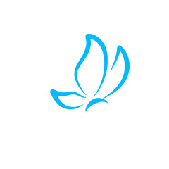 Butterfly continuous line
