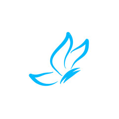 Butterfly continuous line
