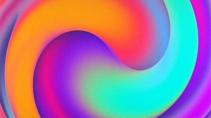 Abstract Swirling Vibrant Colors Gradient Texture Background Design Art