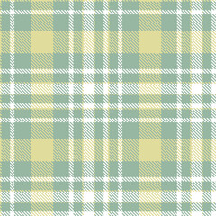 Modern Seamless Tartan in Pastel Greenish Grey tones Textile Design
