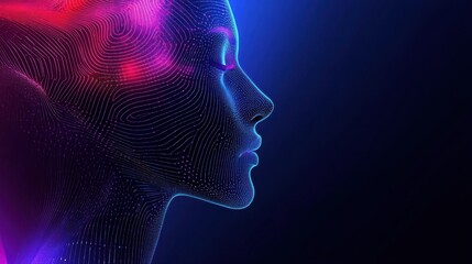 Obraz premium Abstract technology background. Big data for future technology. Artificial intelligence data research. Digital innovation concept for your design